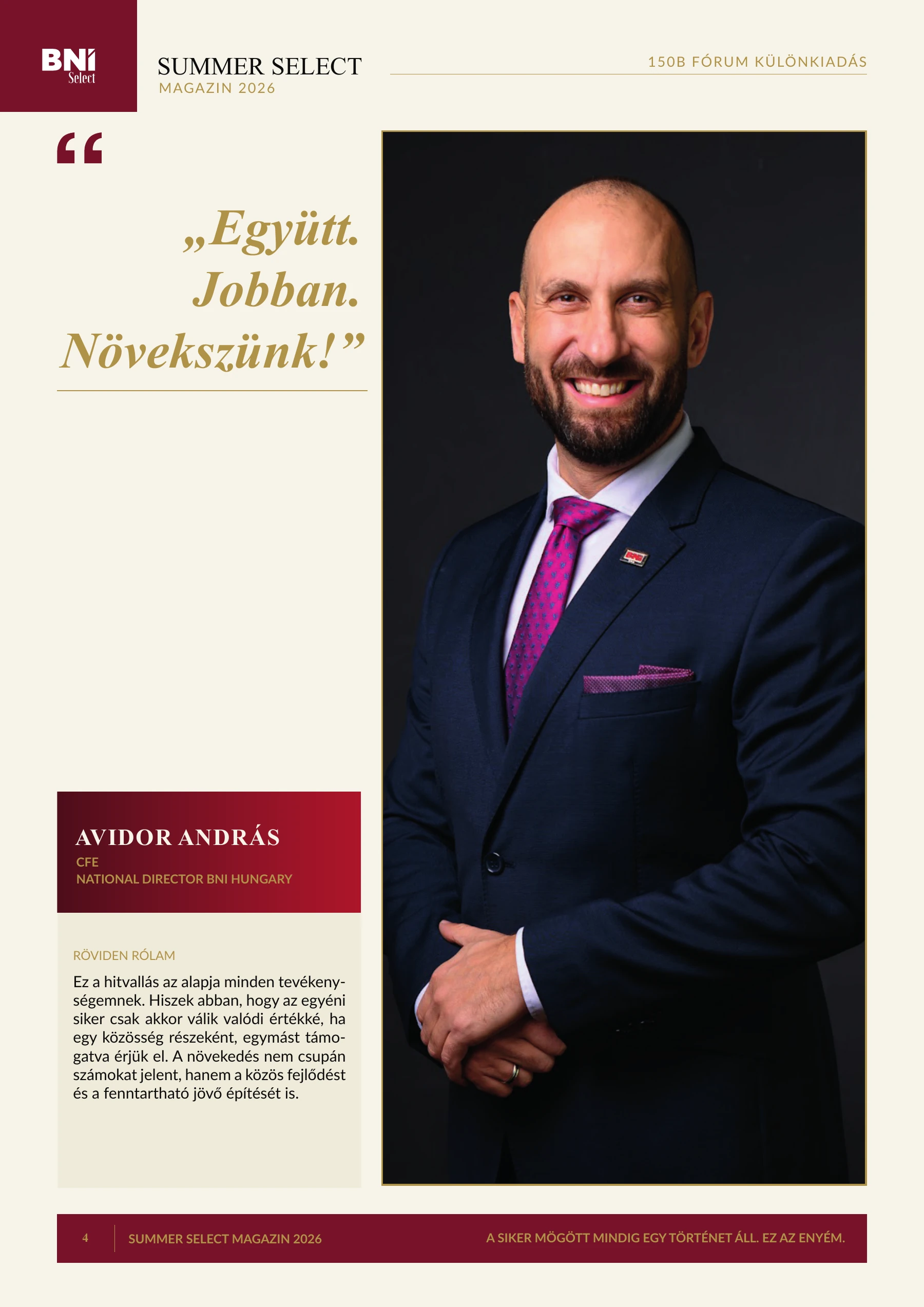 4. magazinoldal — Avidor András
