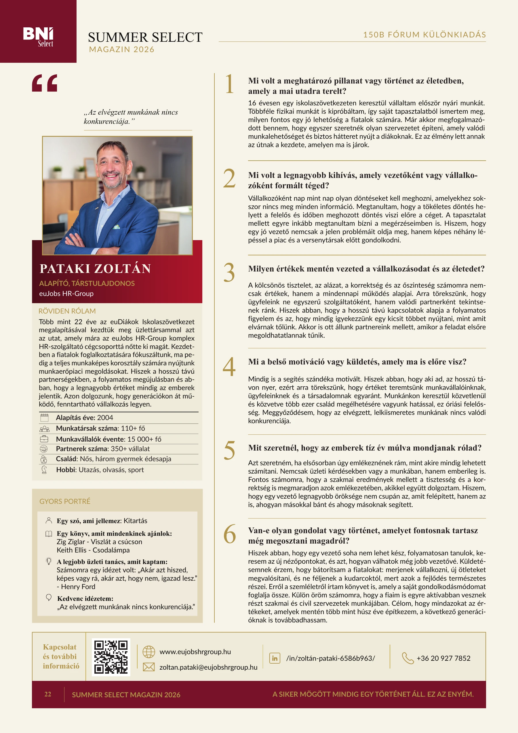 22. magazinoldal — Pataki Zoltán